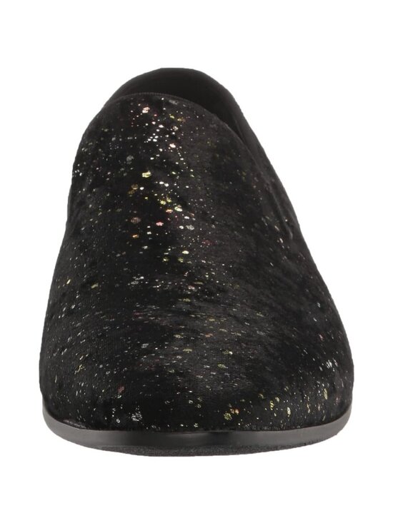 New Stacy Adams Stellar Black Glitter Slip-On Loafers Men’s